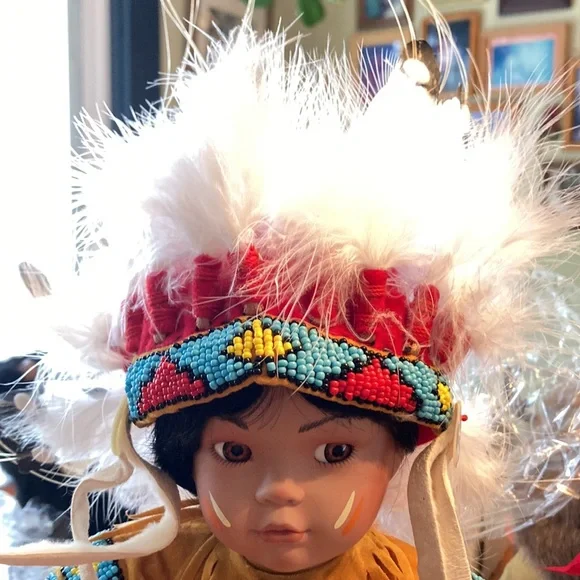 Danbury Mint Little Chief Standing Bear - Picture 5 of 9